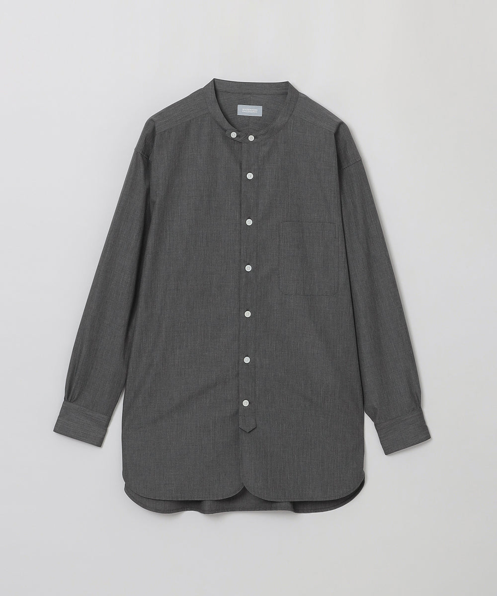 GREY LABEL シャンブレーバンドカラーシャツ(トップス)｜MACKINTOSH