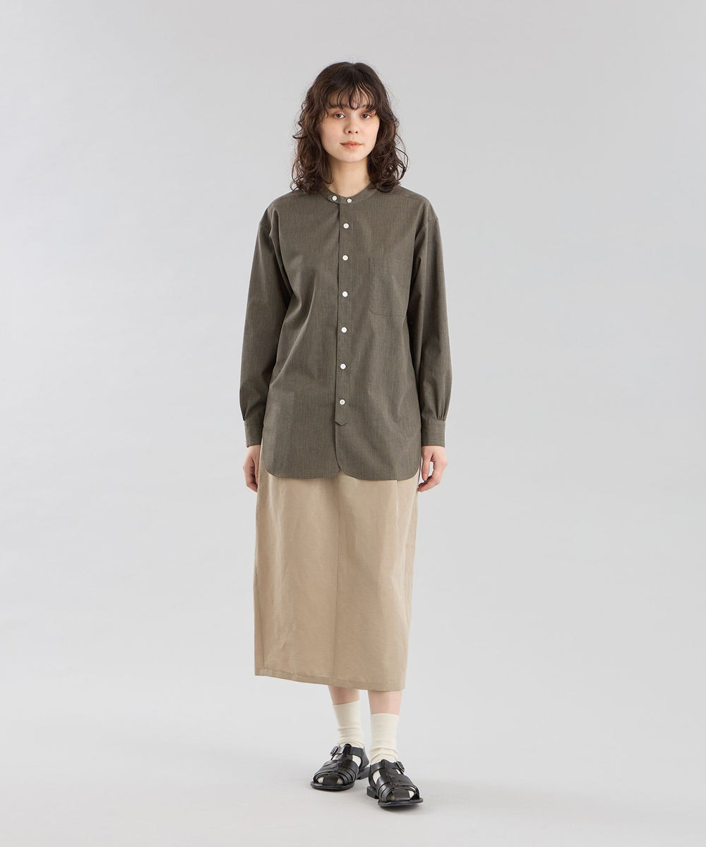 GREY LABEL シャンブレーバンドカラーシャツ(トップス)｜MACKINTOSH