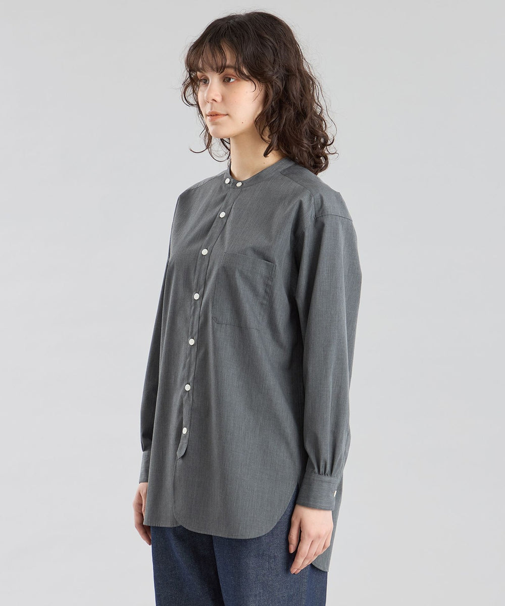 GREY LABEL シャンブレーバンドカラーシャツ(トップス)｜MACKINTOSH