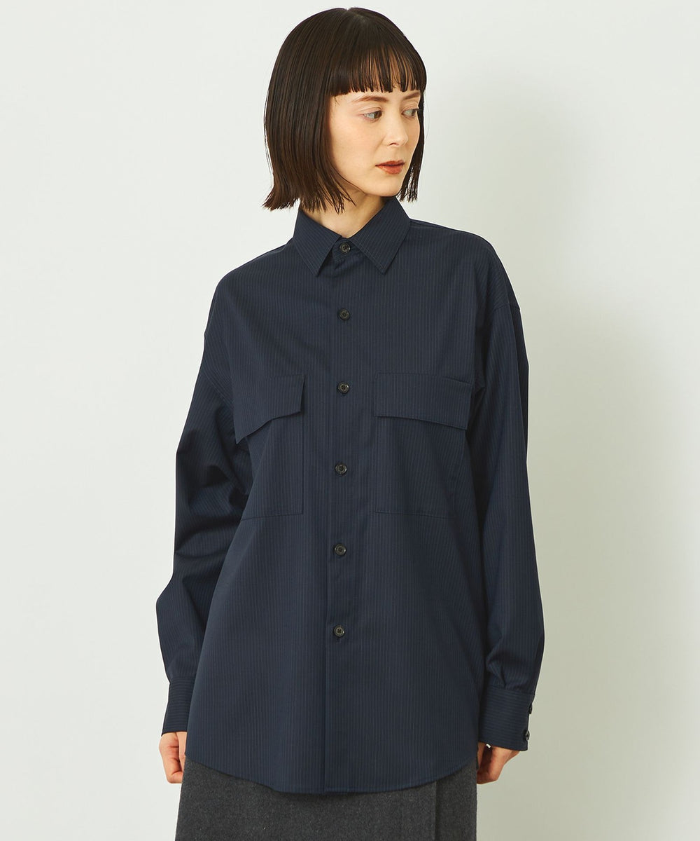 MOSSA 共通ウエア MARKAWARE」ORGANIC GIZA 60/3 SURVIVAL KNIT COMFORT FIT L/S Tee