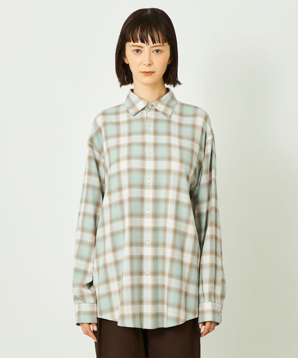 GREY LABEL オンブレチェックシャツ(トップス)｜MACKINTOSH PHILOSOPHY