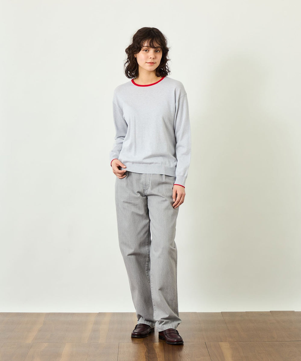 GREY LABEL バイカラークルーネックニット(トップス)｜MACKINTOSH