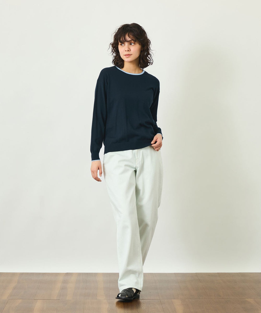 GREY LABEL バイカラークルーネックニット(トップス)｜MACKINTOSH
