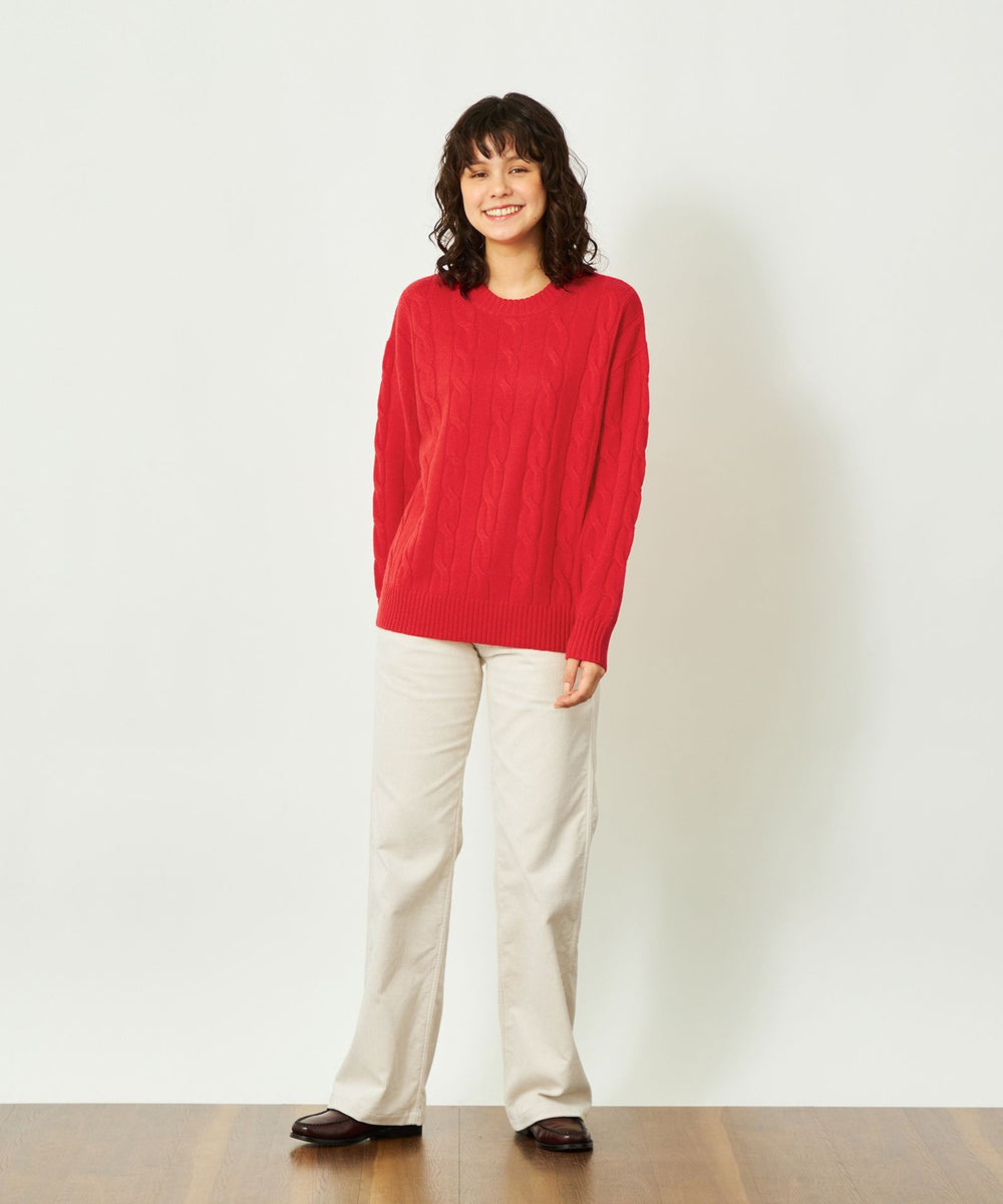 GREY LABEL ウールカシミヤケーブルニット(トップス)｜MACKINTOSH