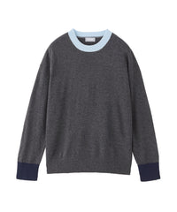 GREY LABEL ウールカシミヤバイカラーニット(トップス)｜MACKINTOSH