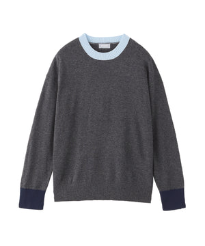 GREY LABEL ウールカシミヤバイカラーニット(トップス)｜MACKINTOSH