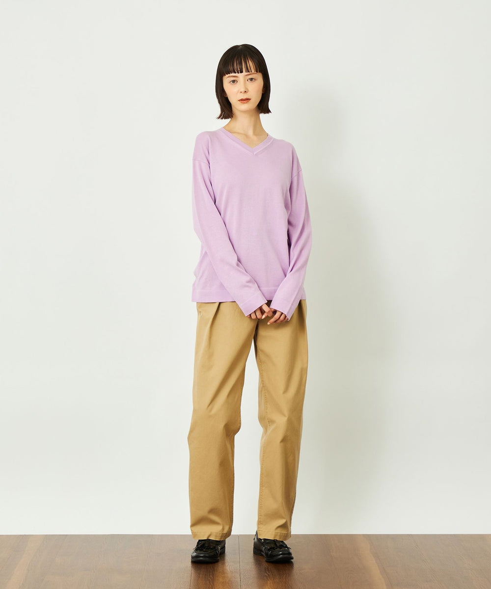 GREY LABEL ファインコットンVネックニット(トップス)｜MACKINTOSH