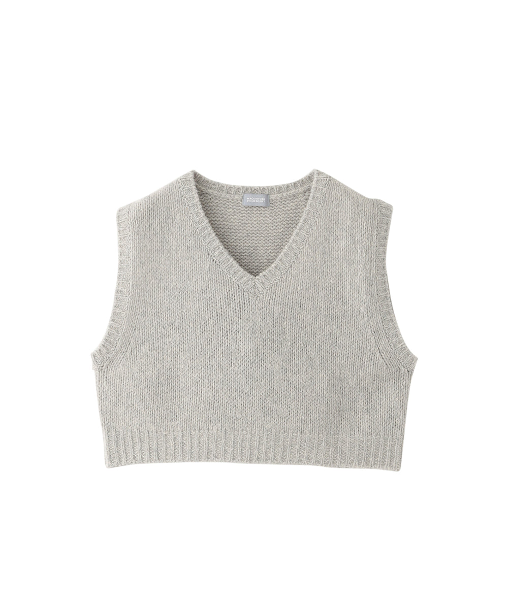 GREY LABEL ローゲージショートベスト(トップス)｜MACKINTOSH