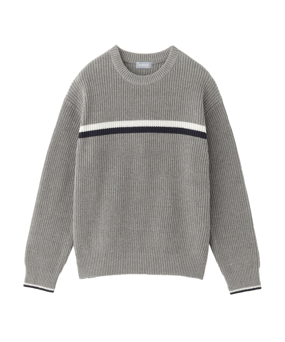 GREY LABEL ローゲージラインニット(トップス)｜MACKINTOSH PHILOSOPHY