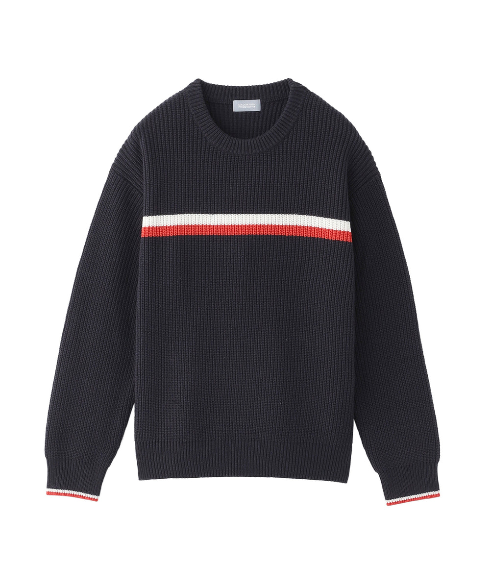 【期間限定値下げ】GREY LABEL CRAWLEY GREY LABEL ローゲージラインニット(トップス)｜MACKINTOSH PHILOSOPHY