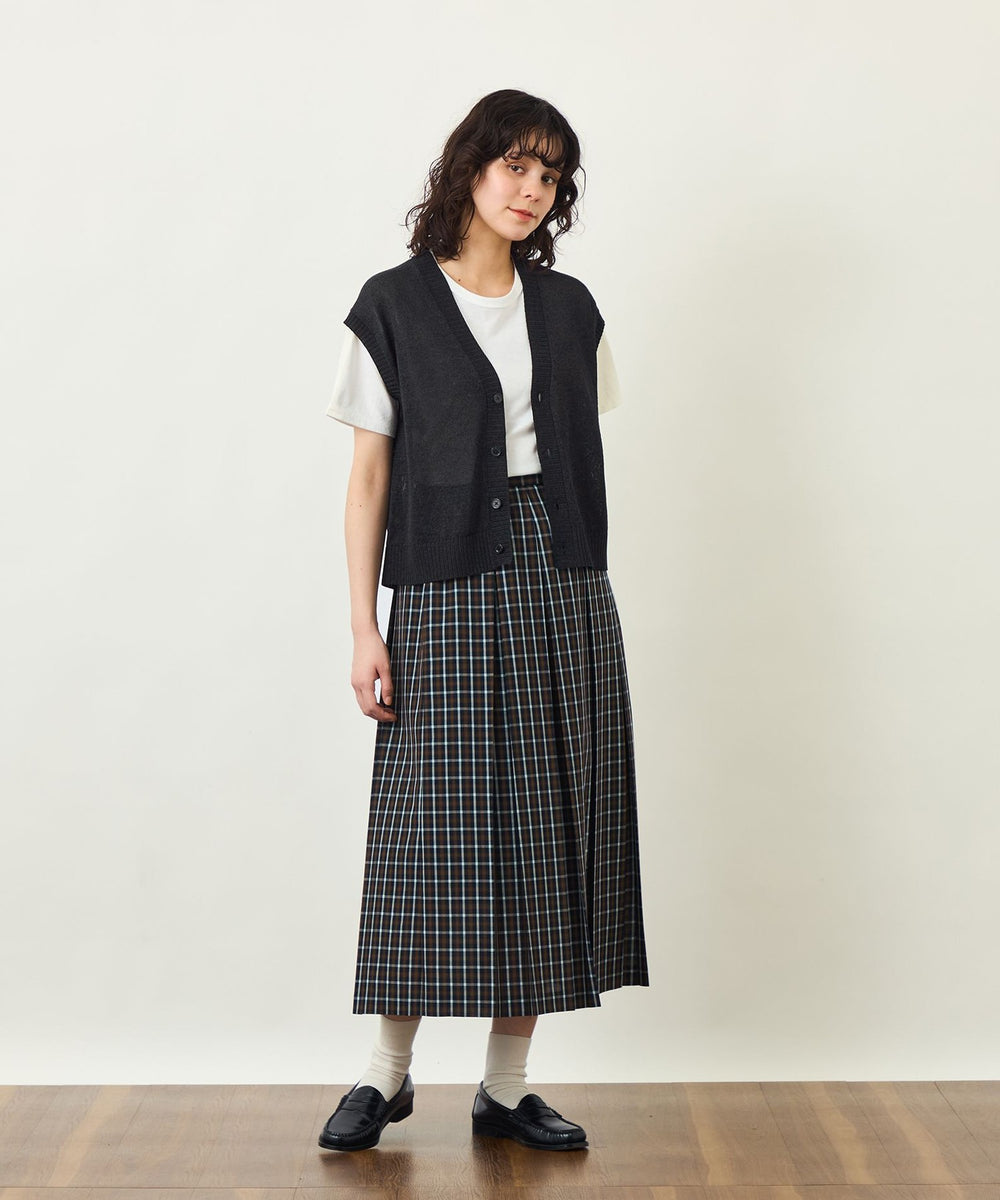 GREY LABEL ペーパーヤーンニットベスト(トップス)｜MACKINTOSH