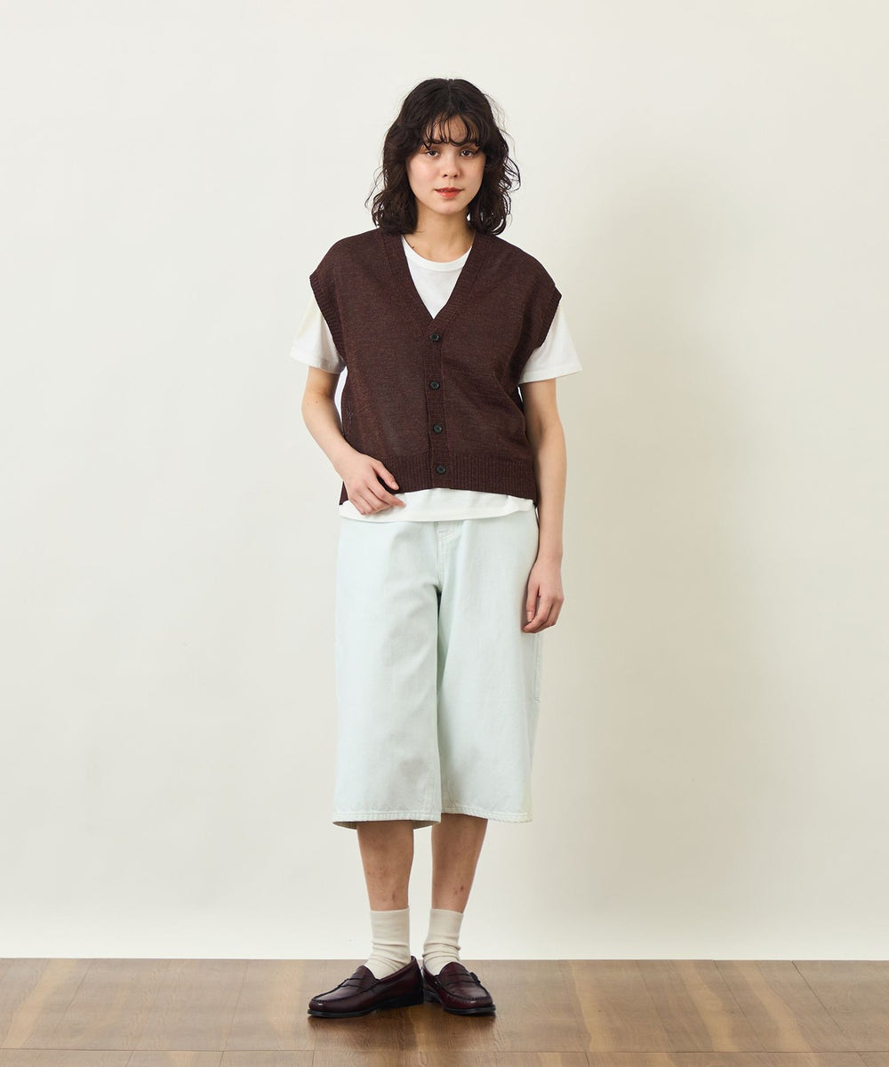ペーパーニットベスト GREY LABEL ペーパーヤーンニットベスト(トップス)｜MACKINTOSH