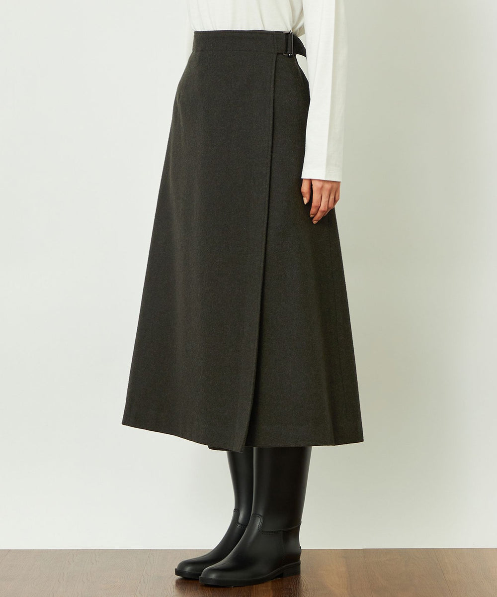 GREY LABEL ウールフラノラップスカート(スカート)｜MACKINTOSH