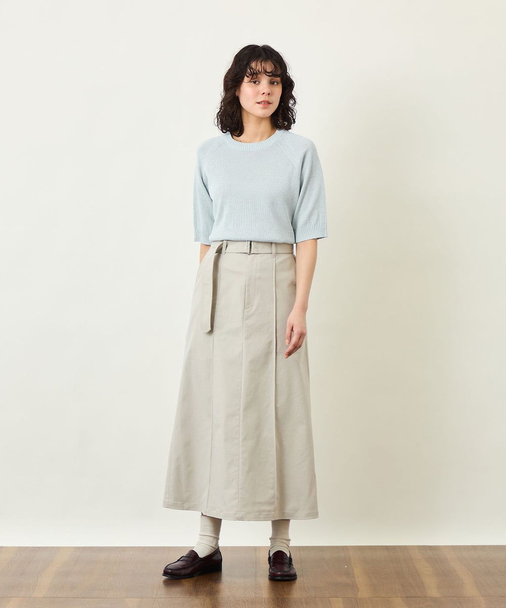 MACKINTOSH PHILOSOPHY ベルテッド ラップ スカート GREY LABEL ベルテッドチノスカート(スカート)｜MACKINTOSH PHILOSOPHY