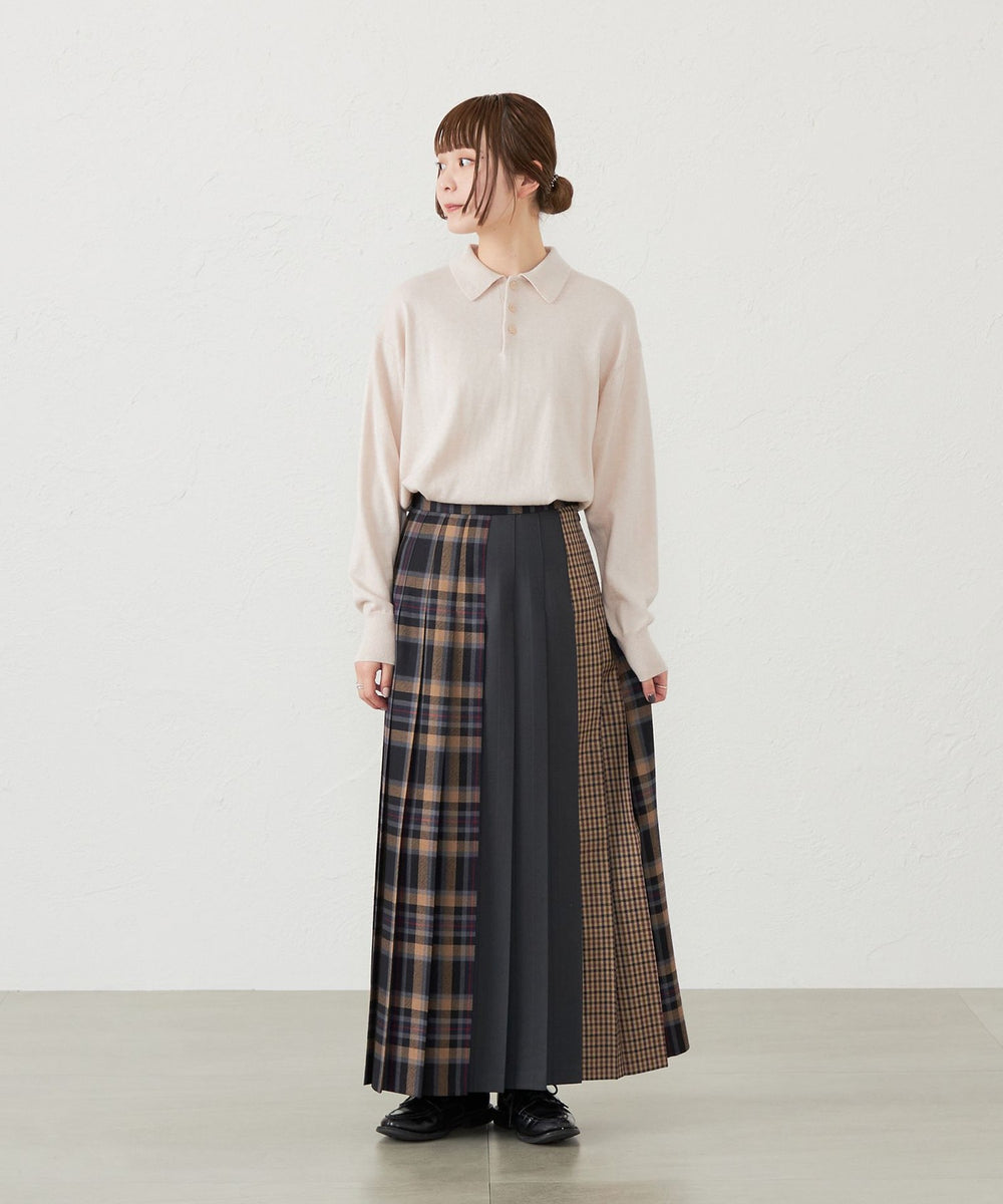 GREY LABEL　O'NEIL OF DUBLIN マキシプリーツスカート