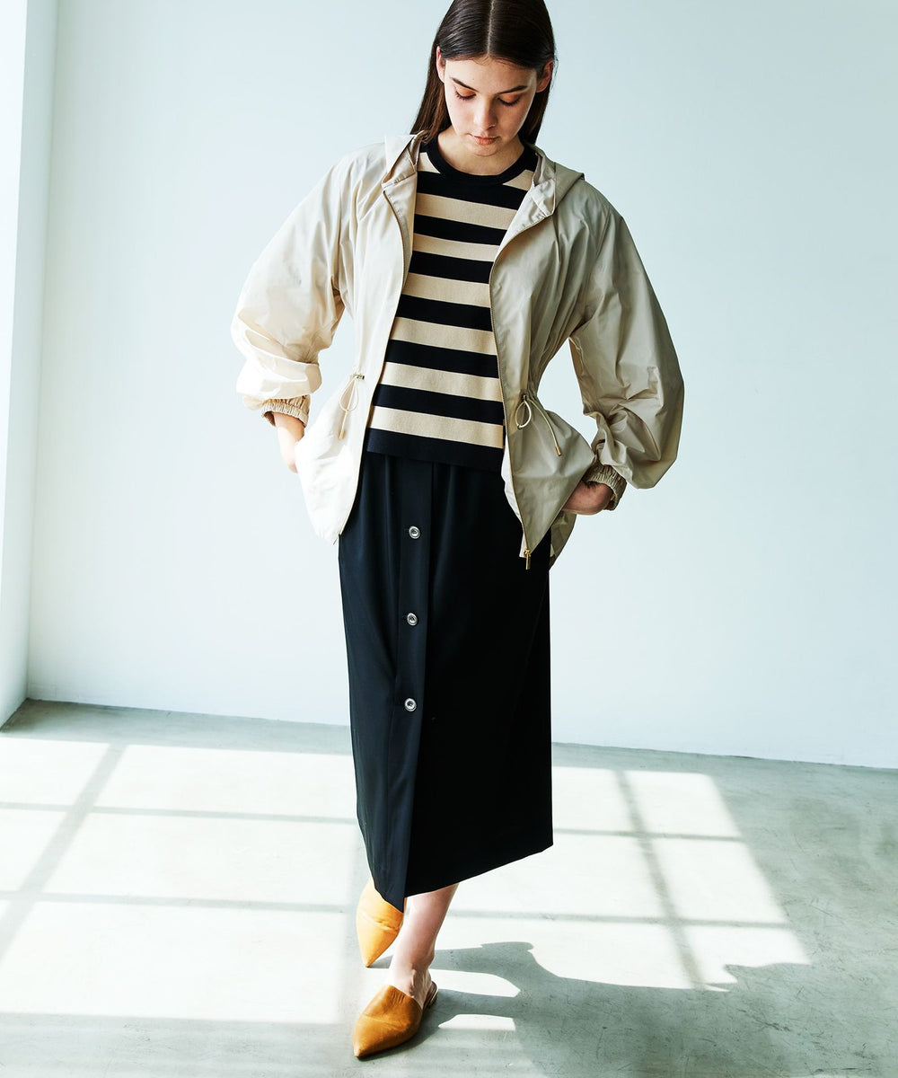 超美品☆【ebure】ライトタフタブルゾン 超美品☆【ebure】ライトタフタブルゾン ebure official site