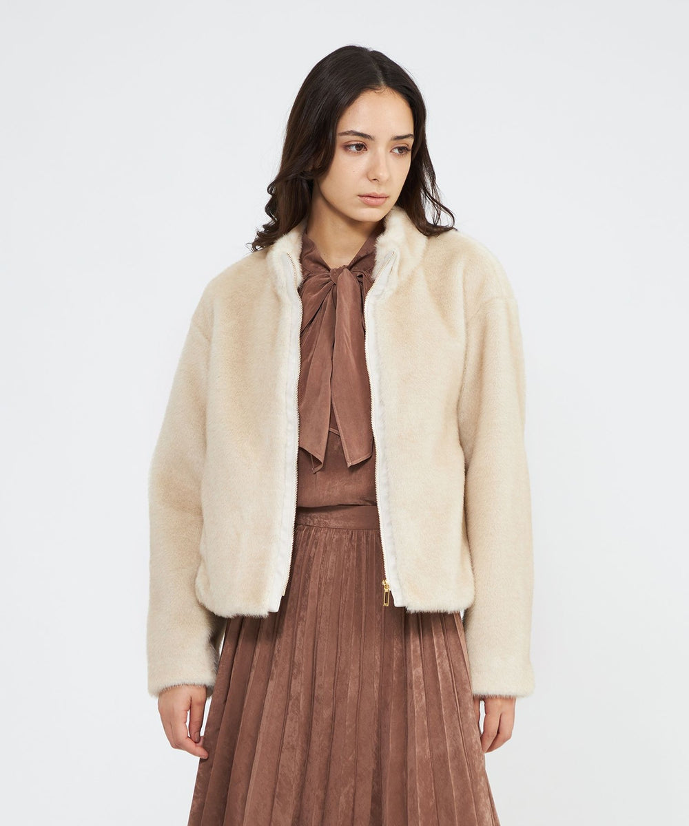 エコファーショートブルゾン(ブルゾン)｜EPOCA(エポカ)のファッション