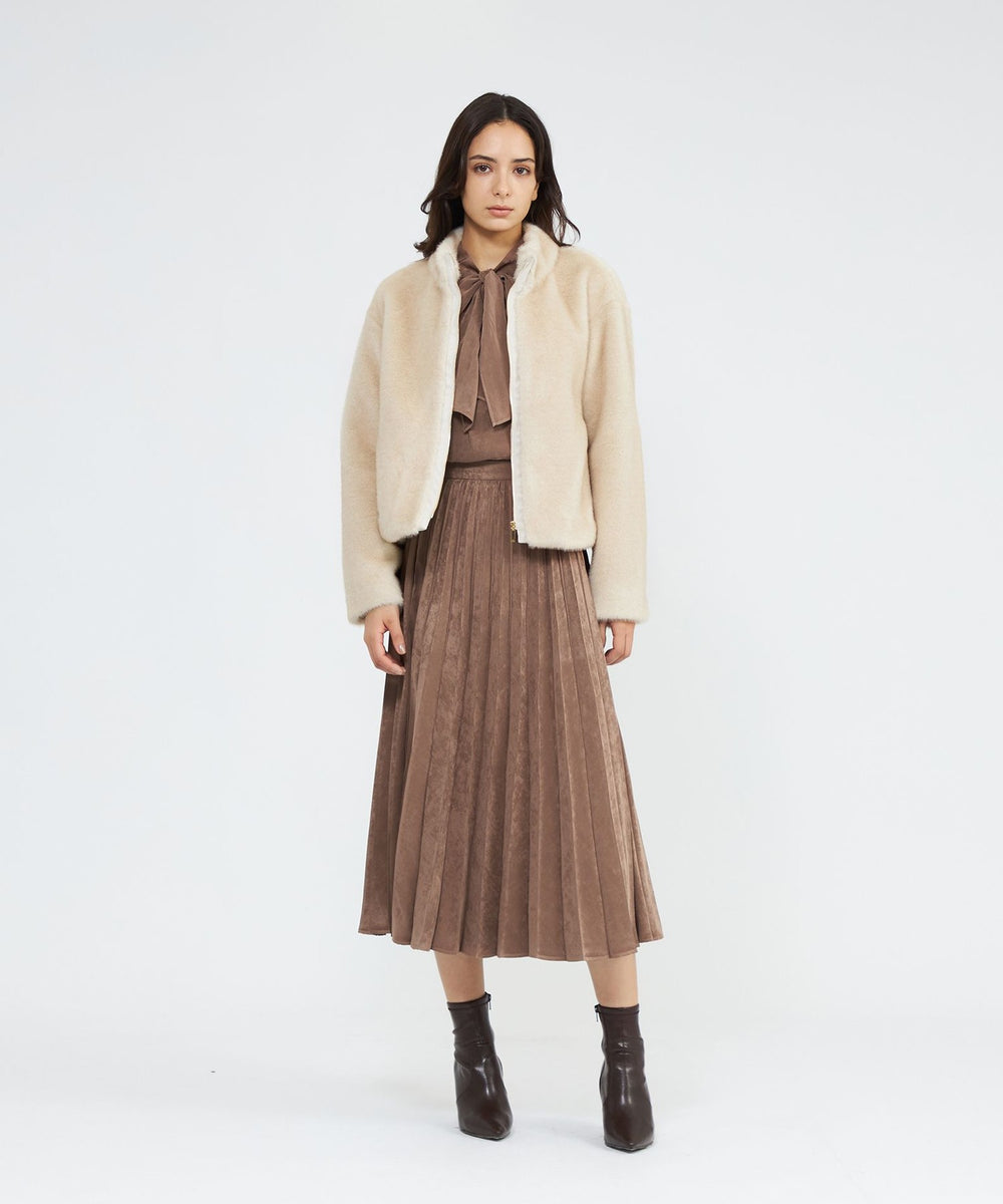 エコファーショートブルゾン(ブルゾン)｜EPOCA(エポカ)のファッション