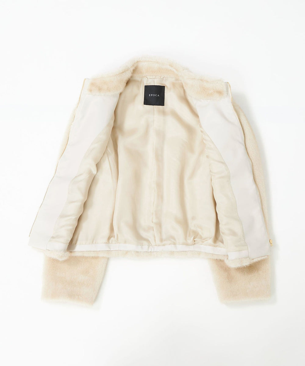 エコファーショートブルゾン(ブルゾン)｜EPOCA(エポカ)のファッション