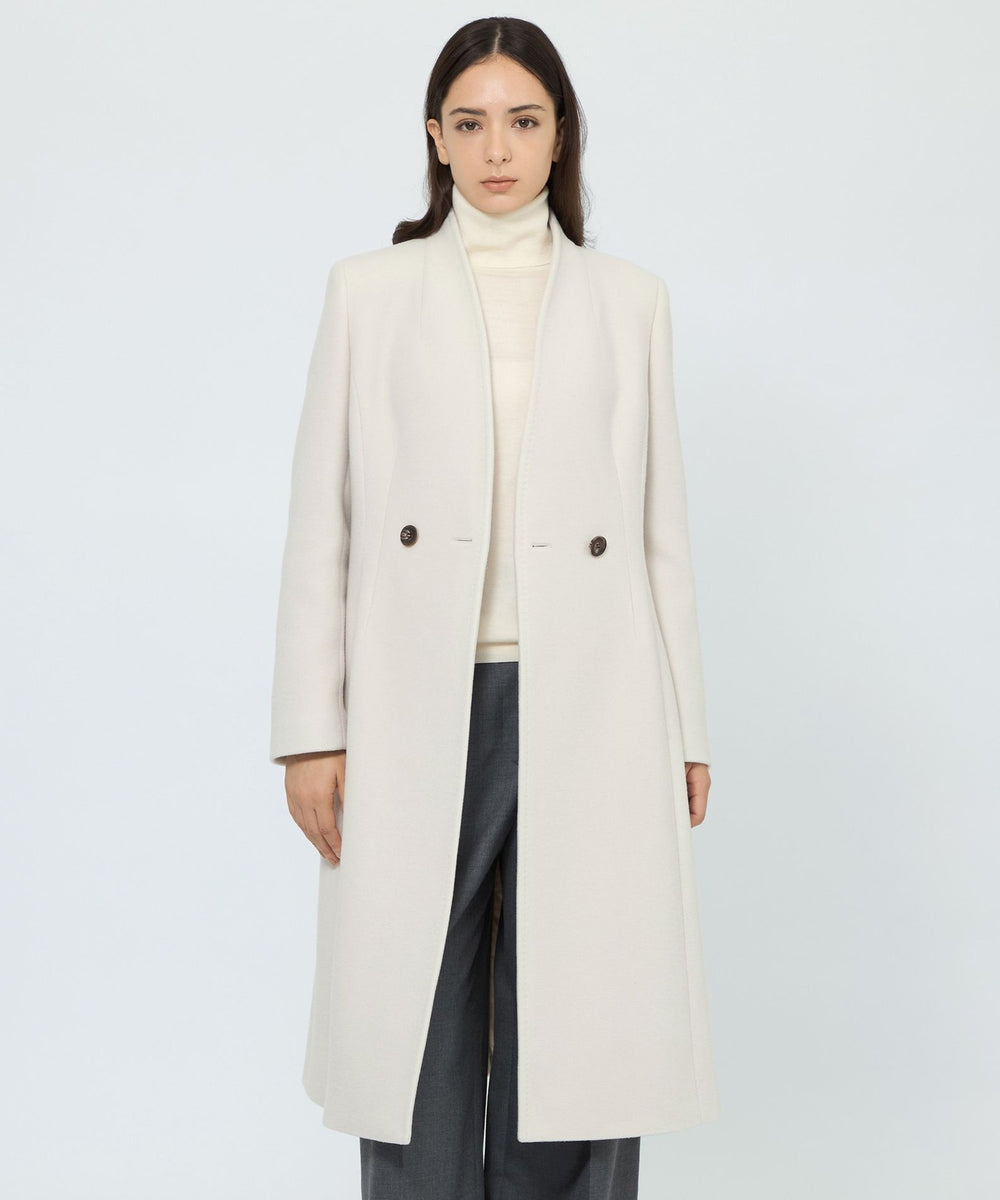 イタリア製　ERREUNO 春物コート made in italy” wool&mohair,alpaca coat イタリア製 piacenza生地