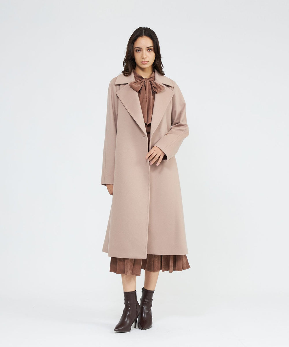 ジーロンラムウール ベルテッドロングコート(コート)｜EPOCA(エポカ)の