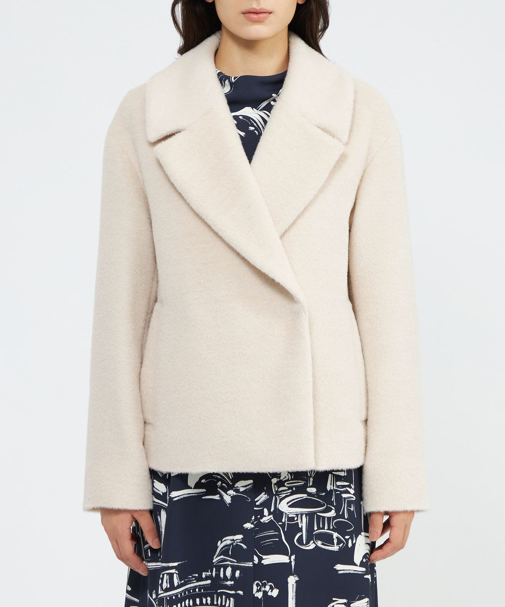 新品ショートシャギーコート アルパカシャギー ショートコート(コート)｜EPOCA(エポカ)の