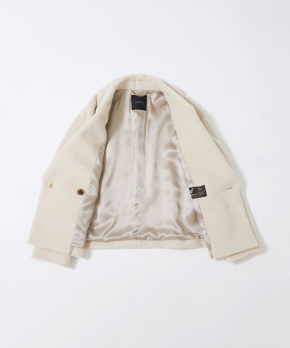 na.e アルパカショートコート boxy short coat yu murata | 🦙🦙🦙 @na.e_official Boxy Short Coat_Alpaca Ivory