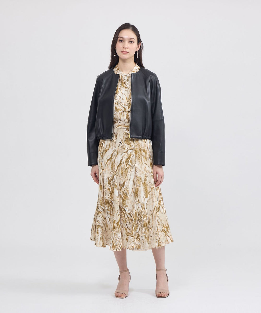 ソフトシープレザー ノーカラージャケット(ジャケット)｜EPOCA(エポカ