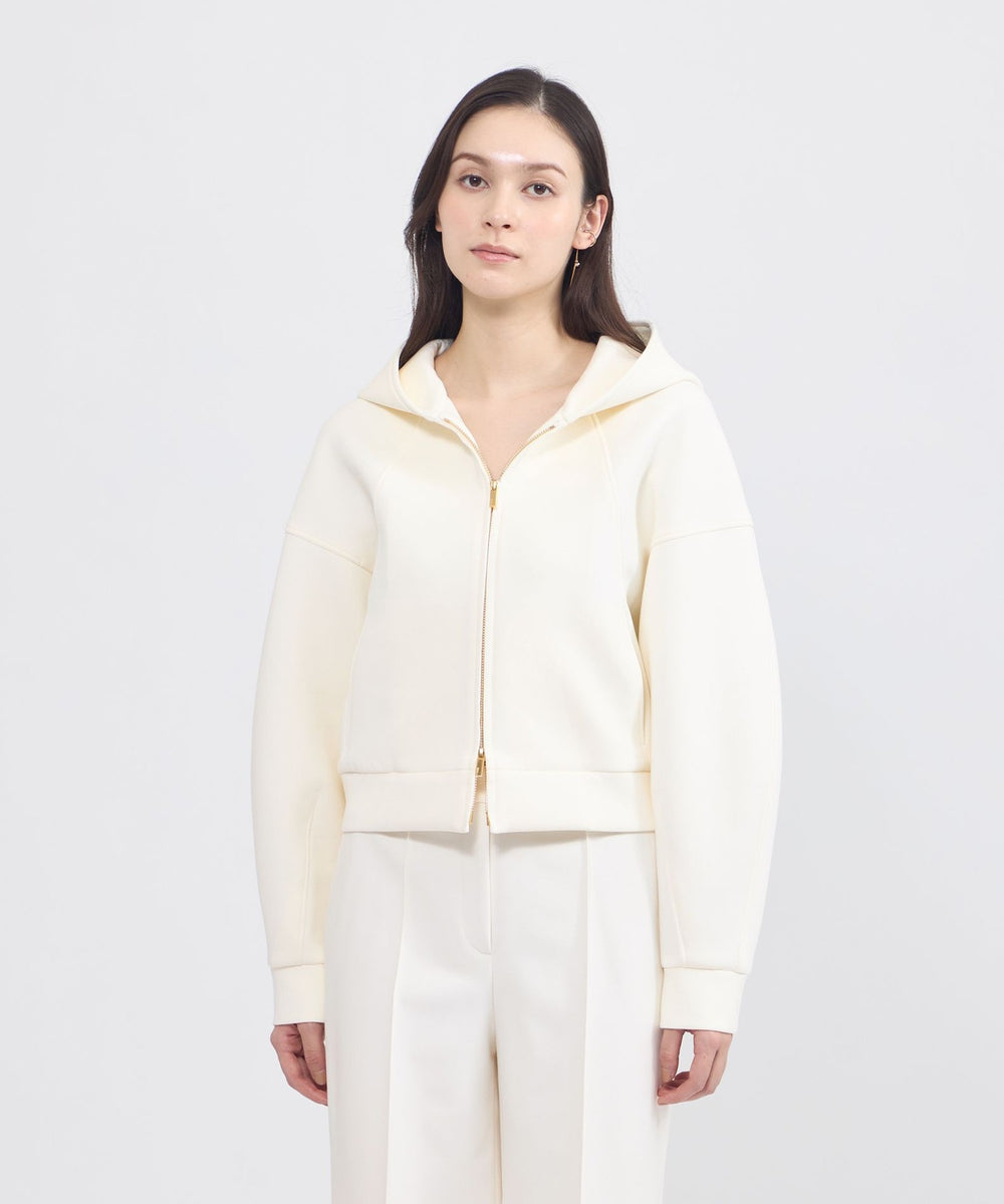 ライトコットンダンボール ジップアップフーディー(ブルゾン)｜EPOCA