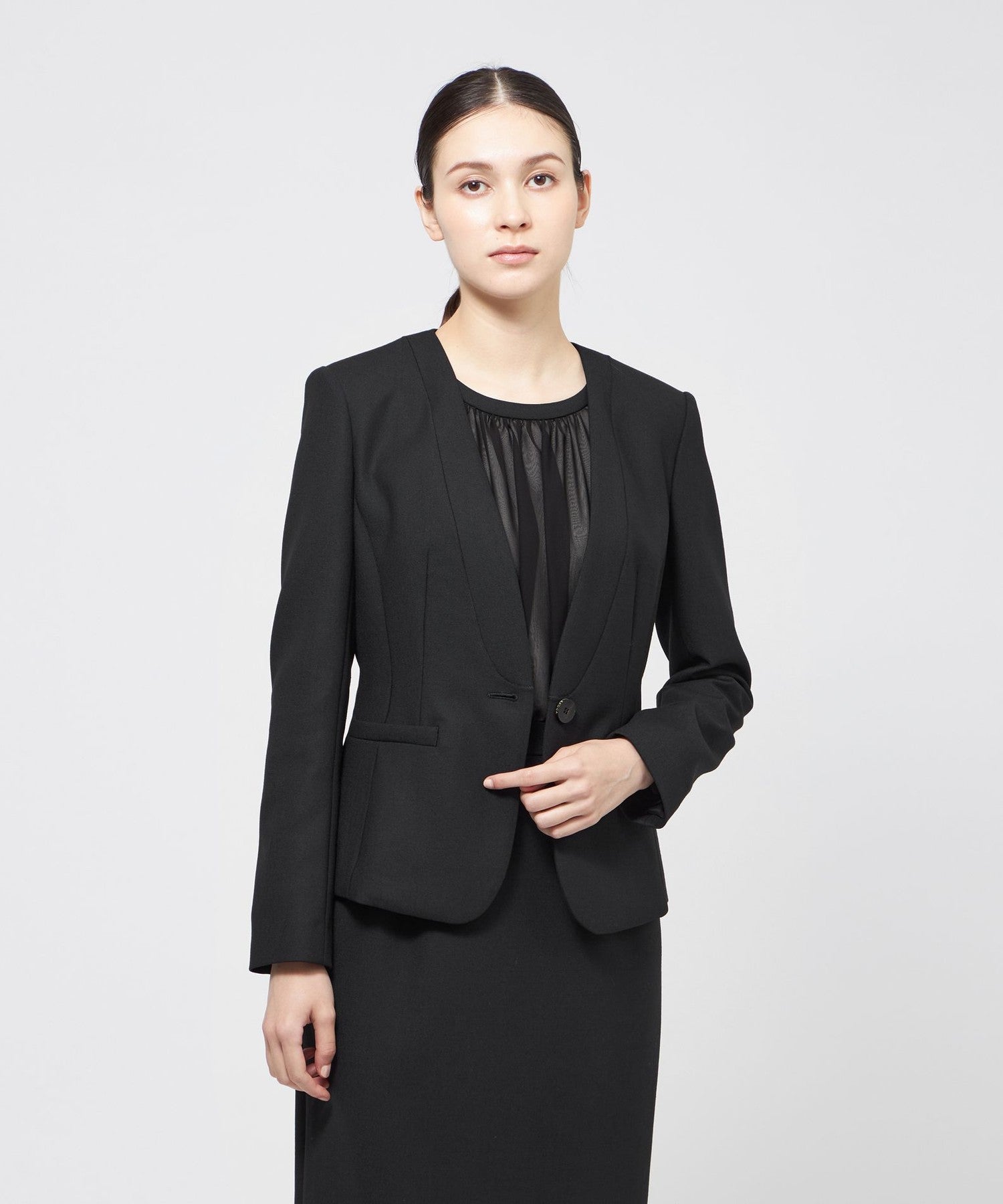 24 TWENTY FOUR JACKET Noble ノーカラージャケット(ジャケット