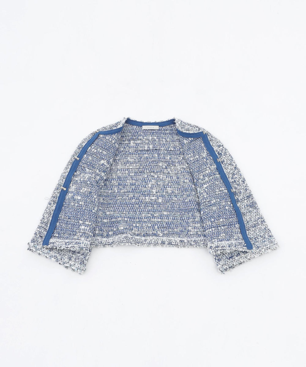 ミックスツイード ニットジャケット(ジャケット)｜EPOCA(エポカ)の