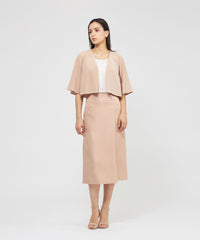 EPOCA DI BASE】 シルクダブルクレープ ボレロジャケット