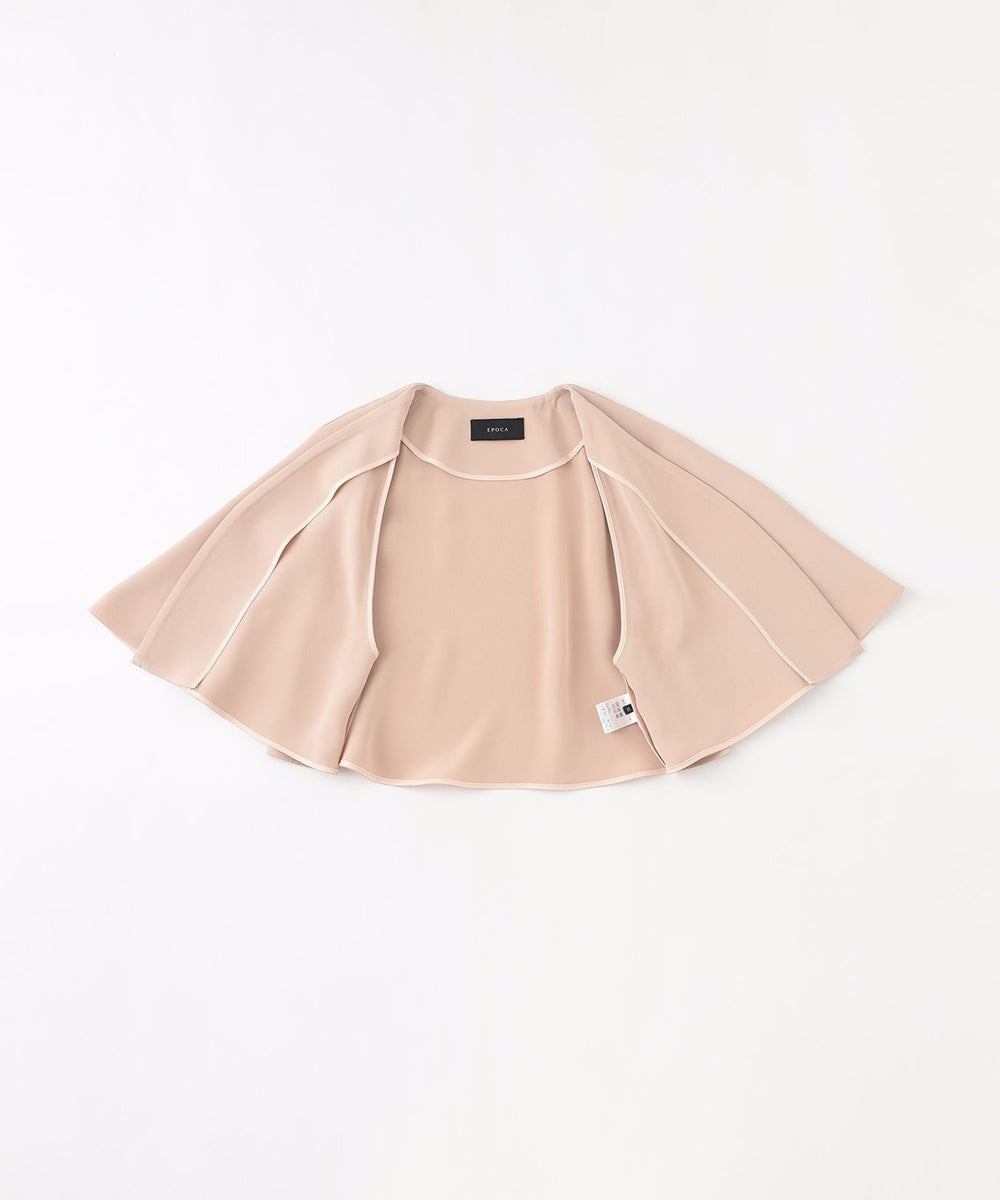 EPOCA DI BASE】 シルクダブルクレープ ボレロジャケット 《WEB＆一部