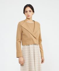 アセテートナイロンジャカード ニットジャケット(ジャケット)｜EPOCA