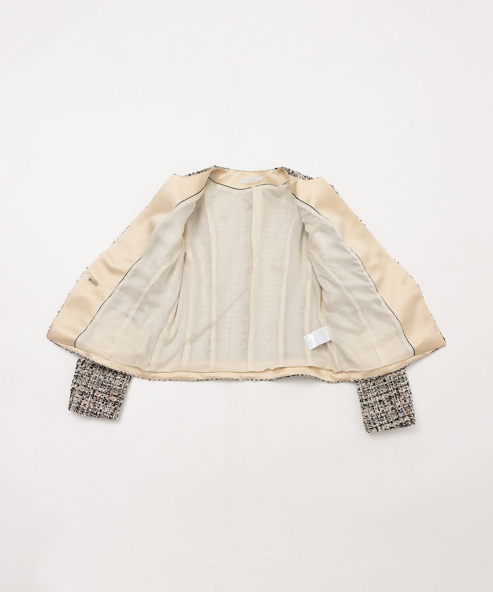 ファンシーツィード ノーカラージャケット(ジャケット)｜EPOCA(エポカ