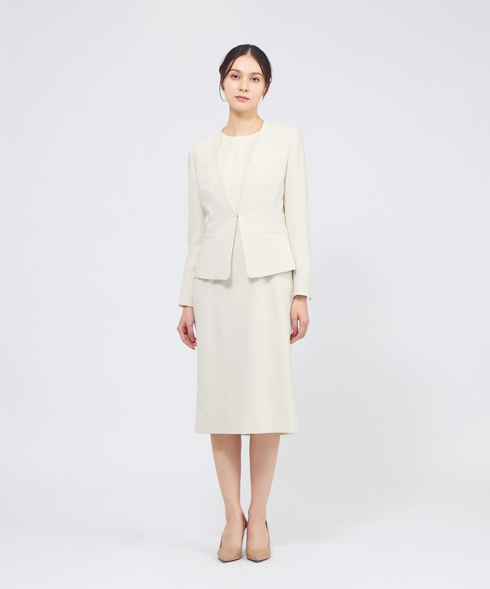 コンパクトダブルクロス シフォンコンビドレス(ワンピース)｜EPOCA