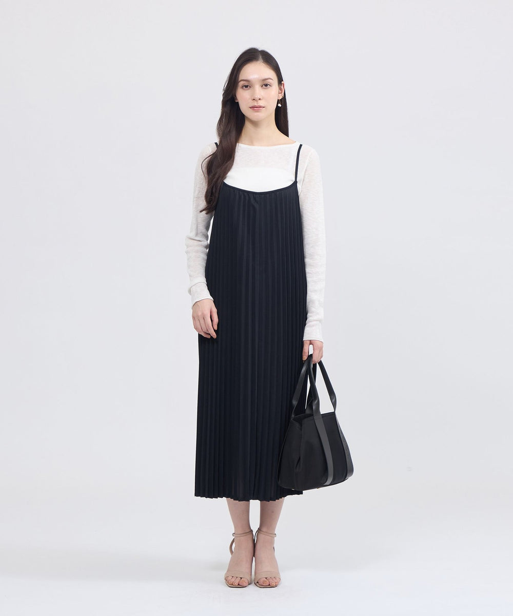 La maglia】 プリーツニット キャミソールドレス(ワンピース)｜EPOCA