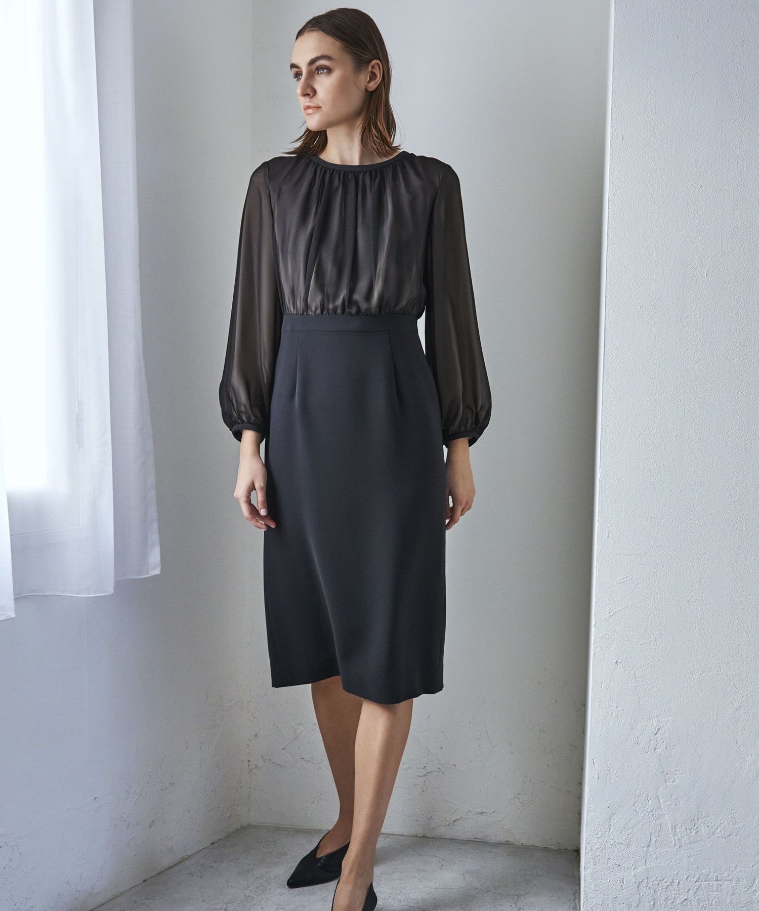 2321-M5J1250728__,28,モデル身長173cm 着用サイズ：40