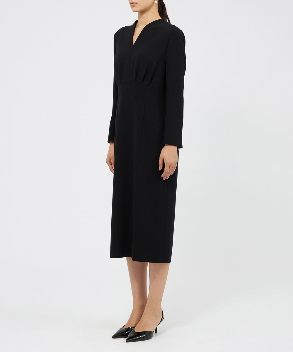 コンパクトダブルクロス Vネックワンピース(ワンピース)｜EPOCA(エポカ