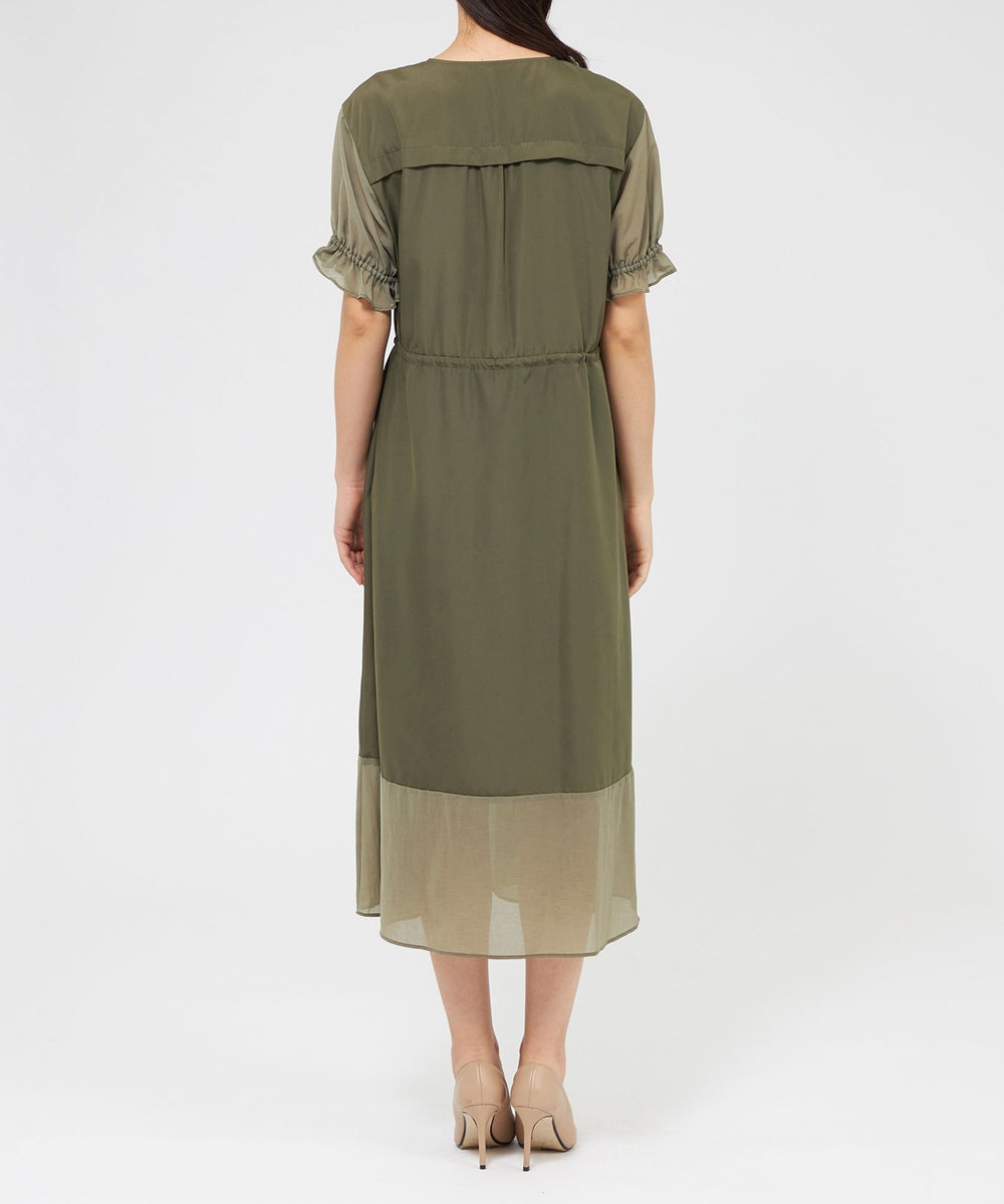 【新品】EPOCA✨エポカ　ワンピース　ドレスワンピース　シースルー 新品】EPOCA✨エポカ ワンピース ドレスワンピース シースルー