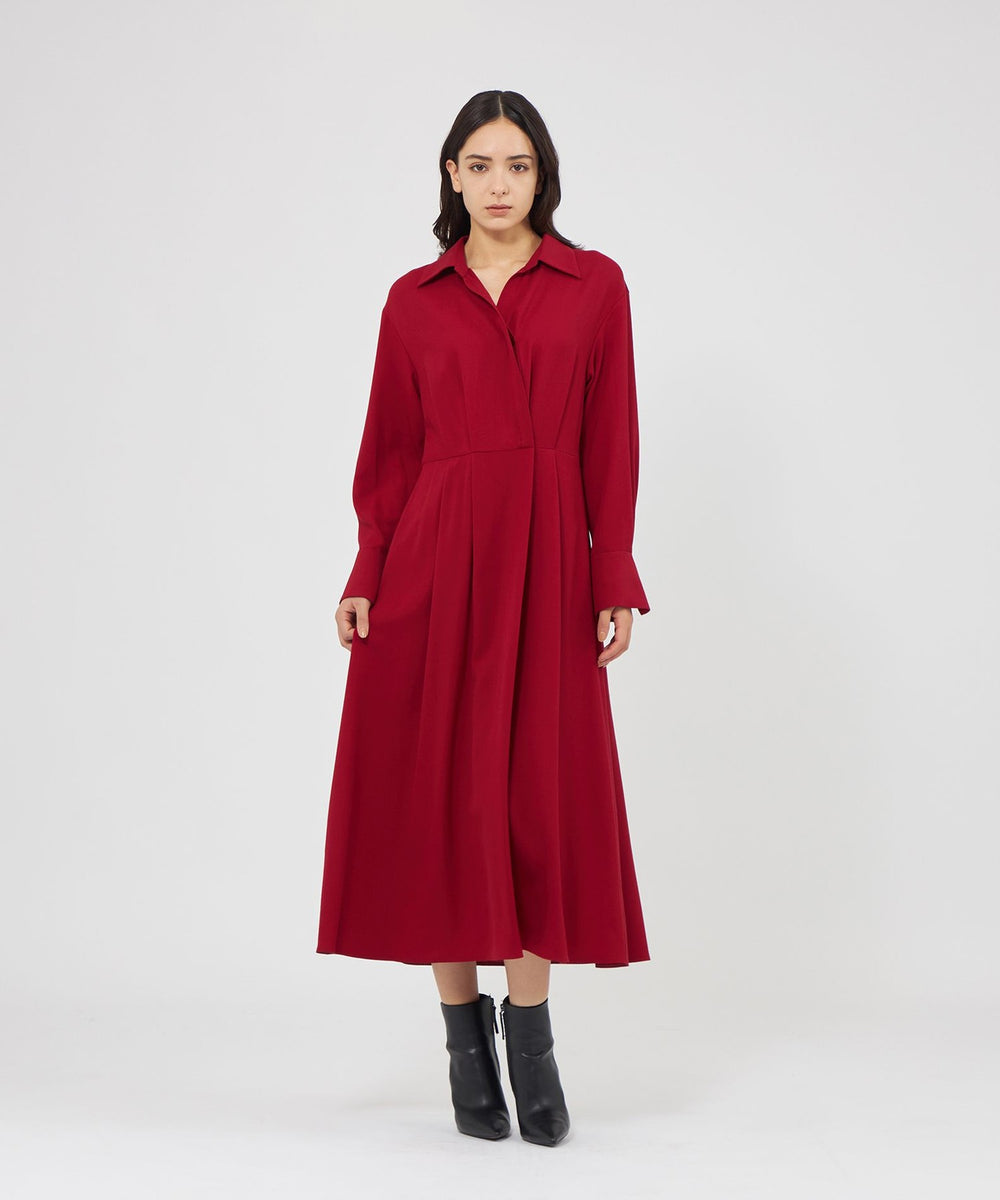 ウールビエラ カシュクールシャツドレス(ワンピース)｜EPOCA(エポカ)の