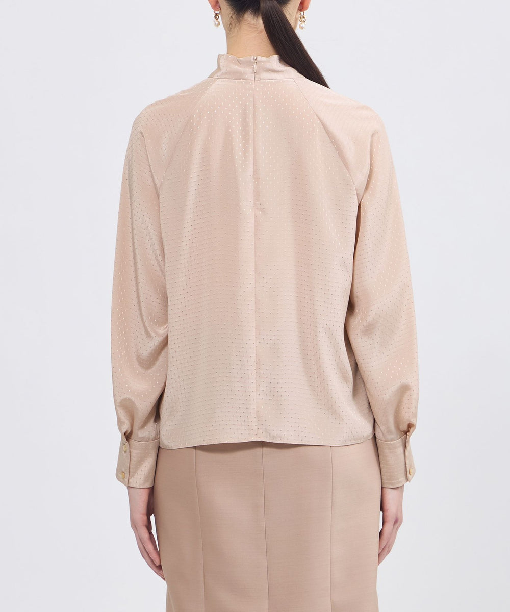 ドットドビーデシン スタンドカラーブラウス(トップス)｜EPOCA(エポカ