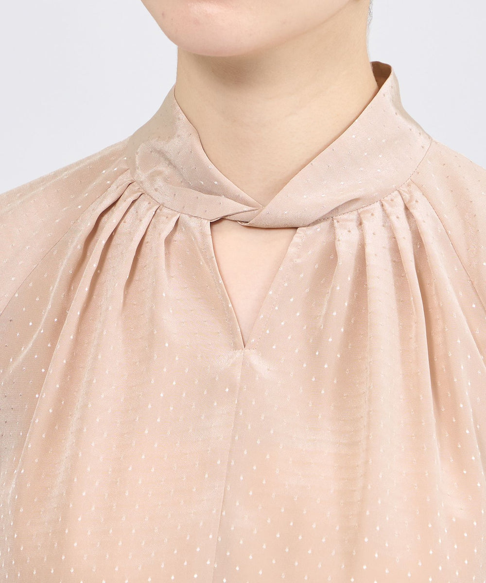 ドットドビーデシン スタンドカラーブラウス(トップス)｜EPOCA(エポカ