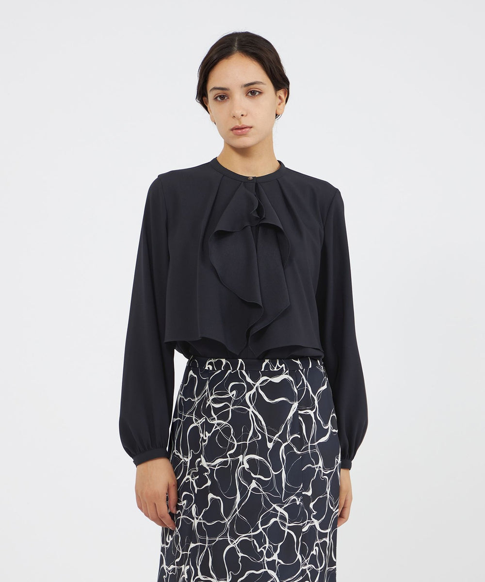 Naptime. パフスリーブフレアブラウス 黒 ナップタイム naptime. Nissy 西島隆弘 パフスリーブフレアブラウス