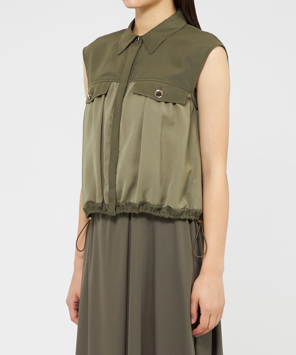 ap studio New ミリタリークロップドシャツ　ドゥーズィエムクラス ap studio New ミリタリークロップドシャツドゥーズィエムクラス