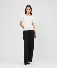 キュプラベーシック スクエアカラーニット(トップス)｜EPOCA(エポカ)の