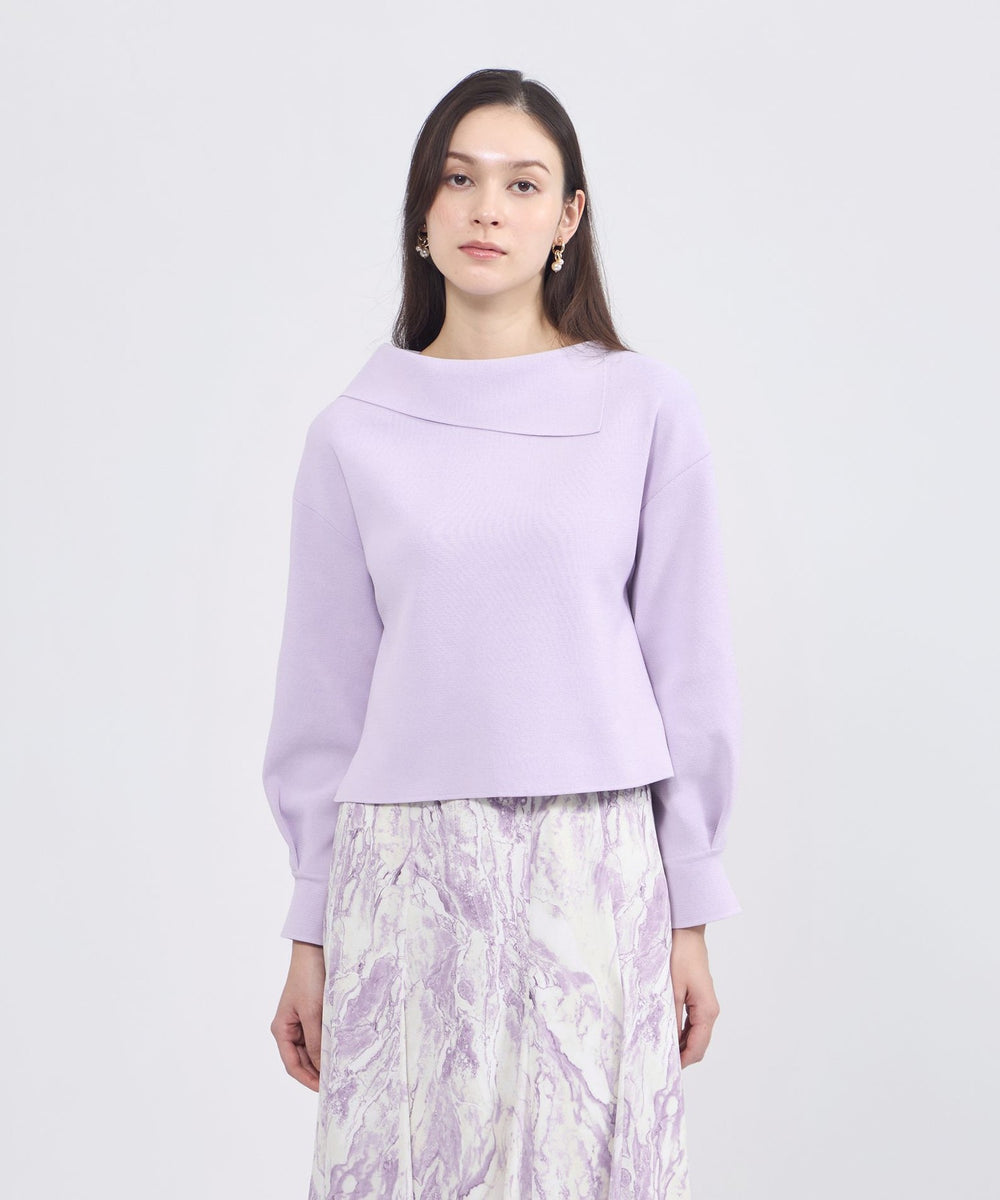 La maglia】 アシンメトリーカラーニット(トップス)｜EPOCA(エポカ)の