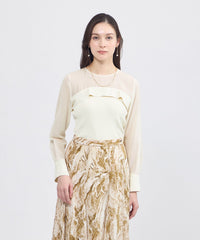 La maglia】 シアーコンビニットプルオーバー(トップス)｜EPOCA(エポカ