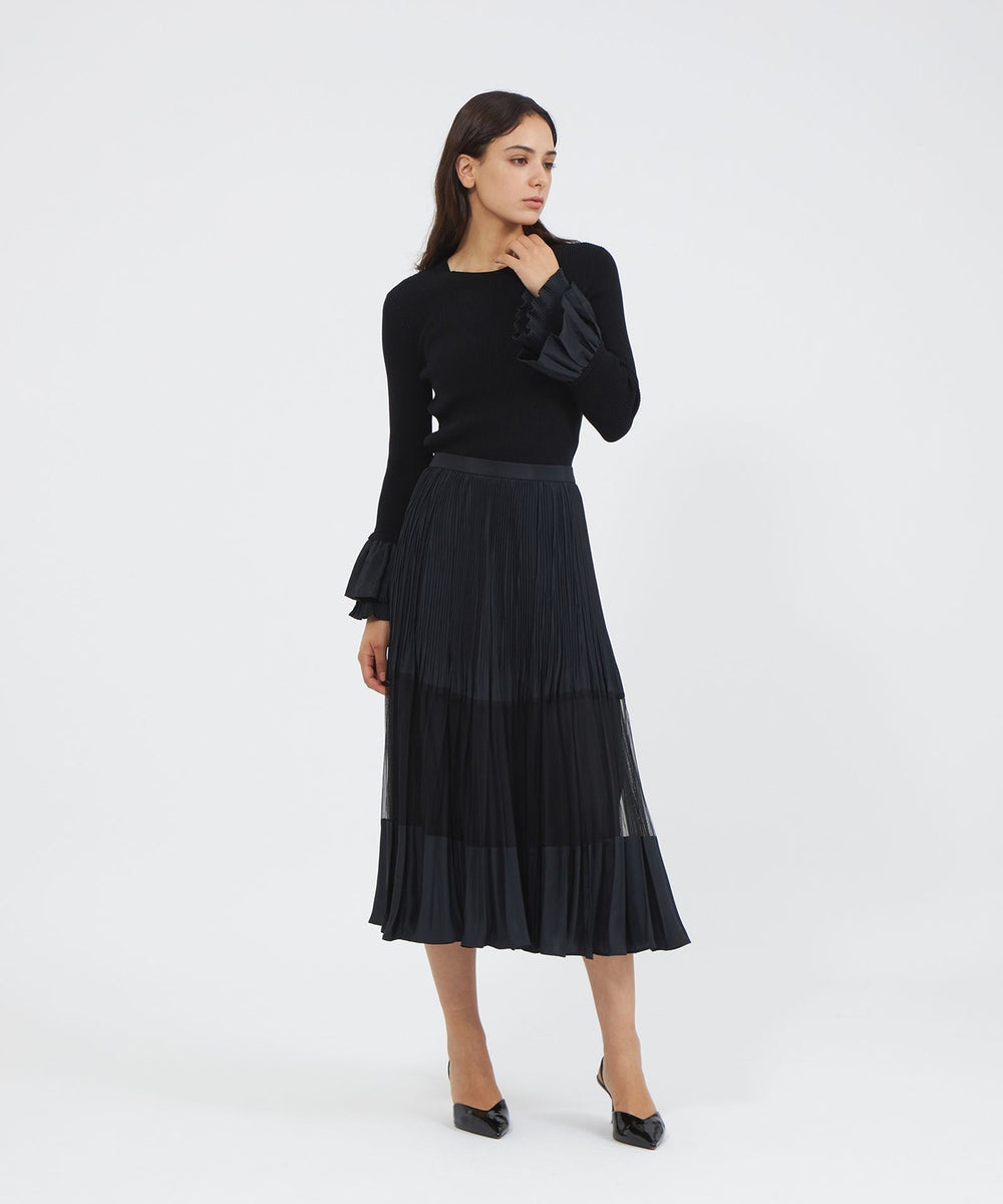 タフタスリーブニット プルオーバー(トップス)｜EPOCA(エポカ)の