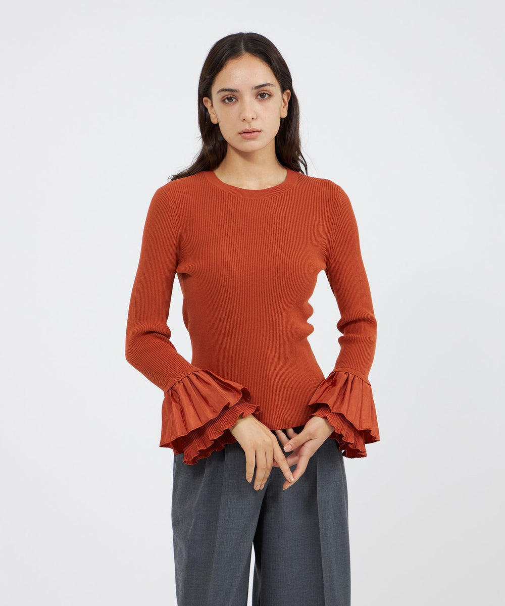 はまままエポカ　ニットサイズ40 La maglia】 ボックスシルエット ニットプルオーバー(トップス